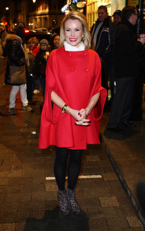 Amanda Holden at Elizabeth Street Lights Switch On, November 2010 2