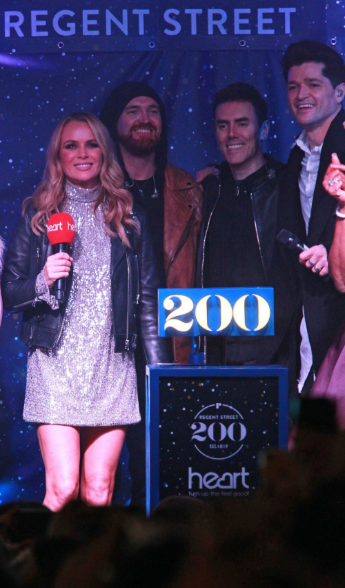 Amanda Holden Regent Street Christmas Lights London, November 2019 2