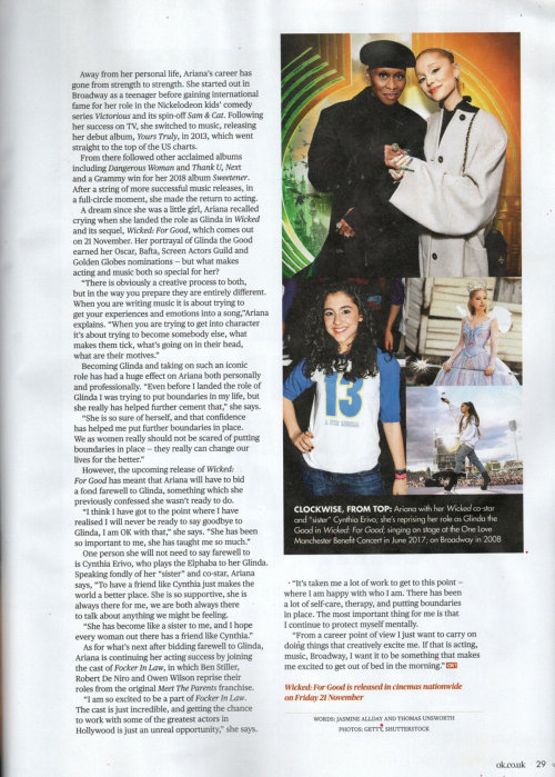 Ariana Grande in OK! Magazine Feature, Nov 2025 1