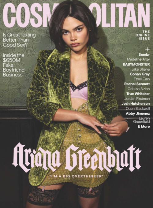 Ariana Greenblatt in Cosmopolitan Magazine, November 2025