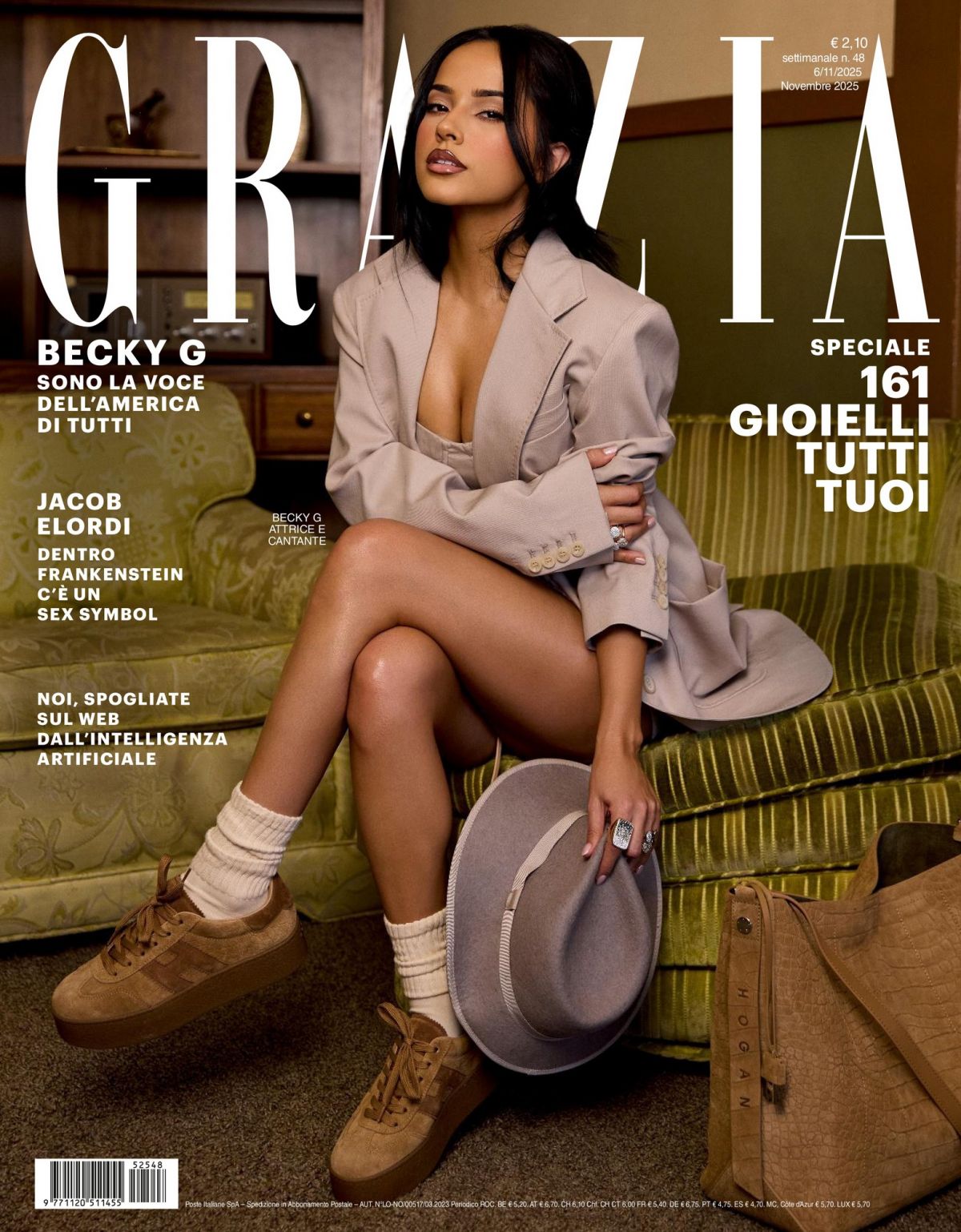 Becky G in Grazia Italy, November 2025