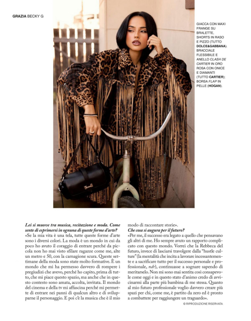 Becky G in Grazia Italy, November 2025 2