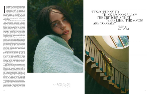 Billie Eilish in The Wall Street Journal, November 2025 3