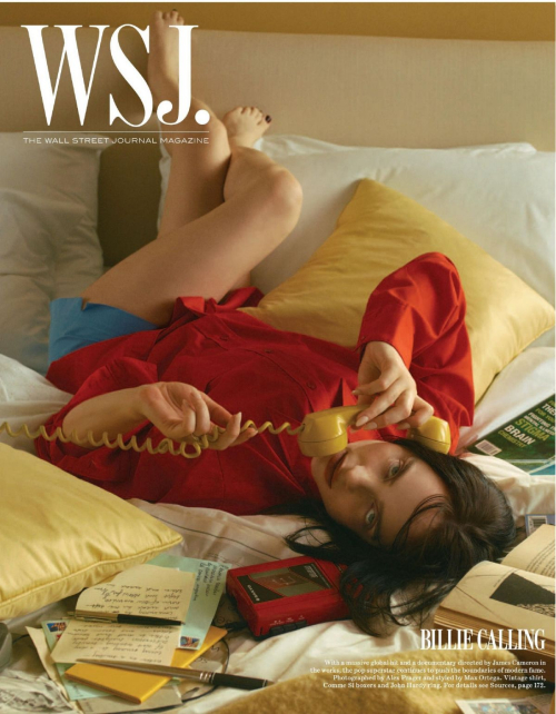 Billie Eilish in The Wall Street Journal, November 2025 5