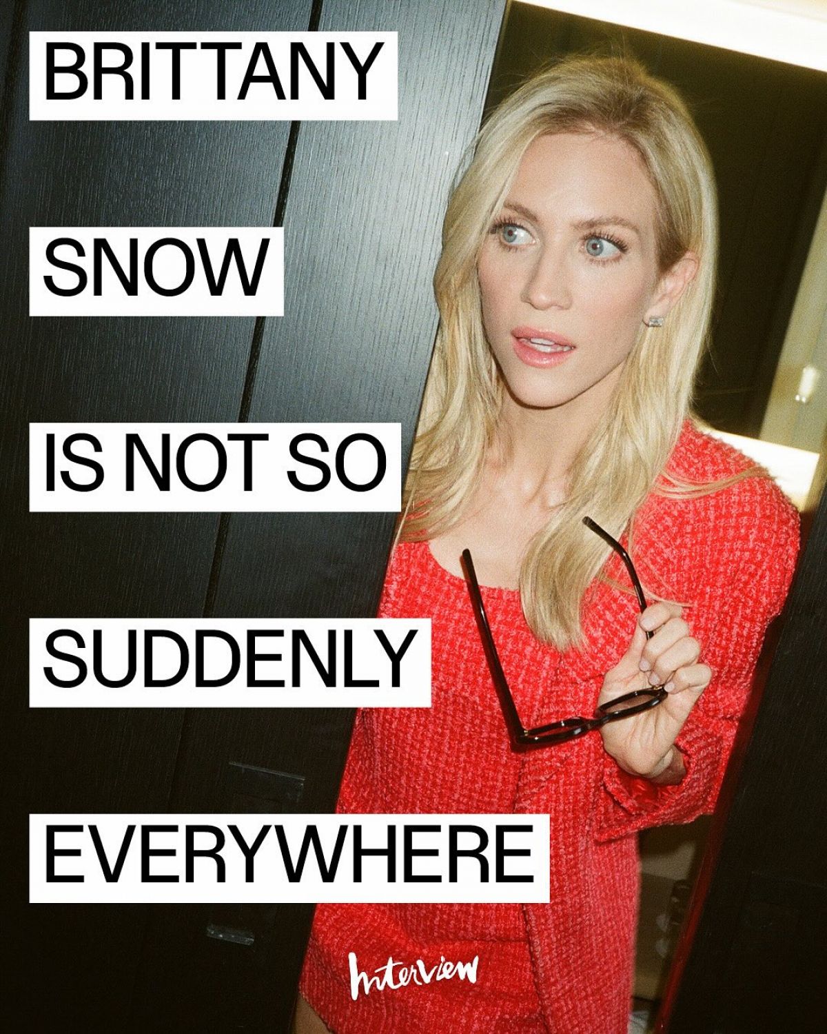 Brittany Snow Interview Magazine, November 2025
