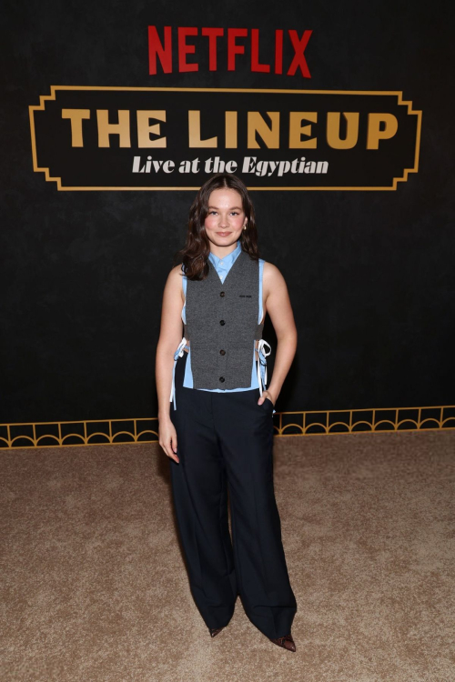 Cailee Spaeny at The Lineup Live Egyptian Los Angeles, November 2025 4