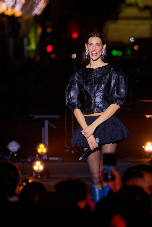 Charlotte Cardin Champs Elysees Christmas Lights Performance, November 2025 3