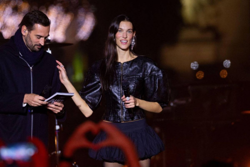 Charlotte Cardin Champs Elysees Christmas Lights Performance, November 2025 6