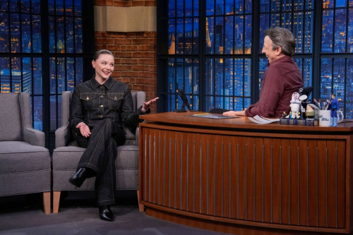 Chloe Moretz Late Night with Seth Meyers, November 2025 1
