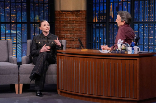 Chloe Moretz Late Night with Seth Meyers, November 2025 4