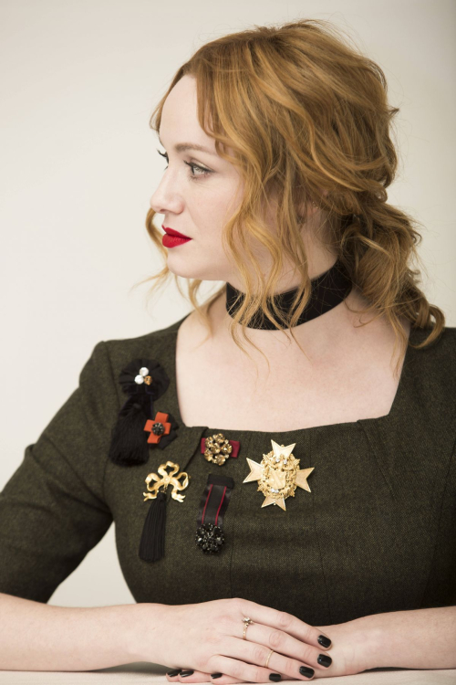 Christina Hendricks at Bad Santa 2 Press Conference, Nov 2016 1