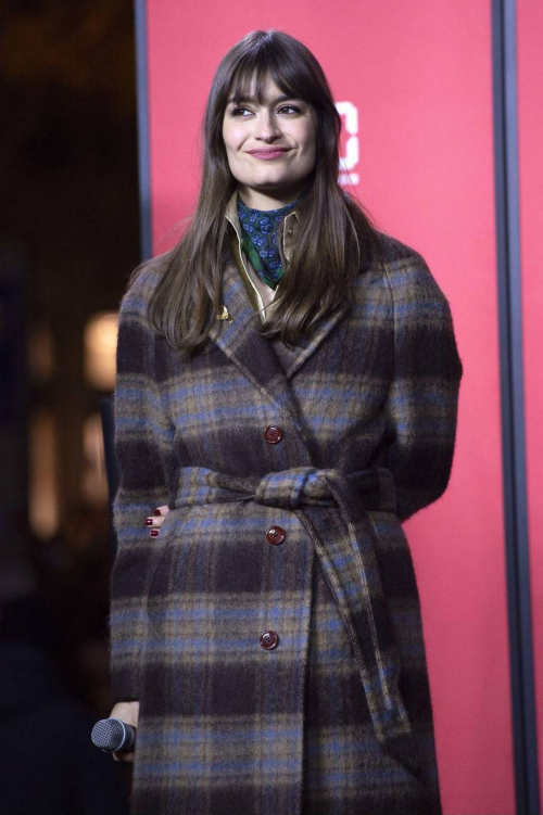 Clara Luciani at Champs-Elysees Christmas Lights Launch Paris, November 2021