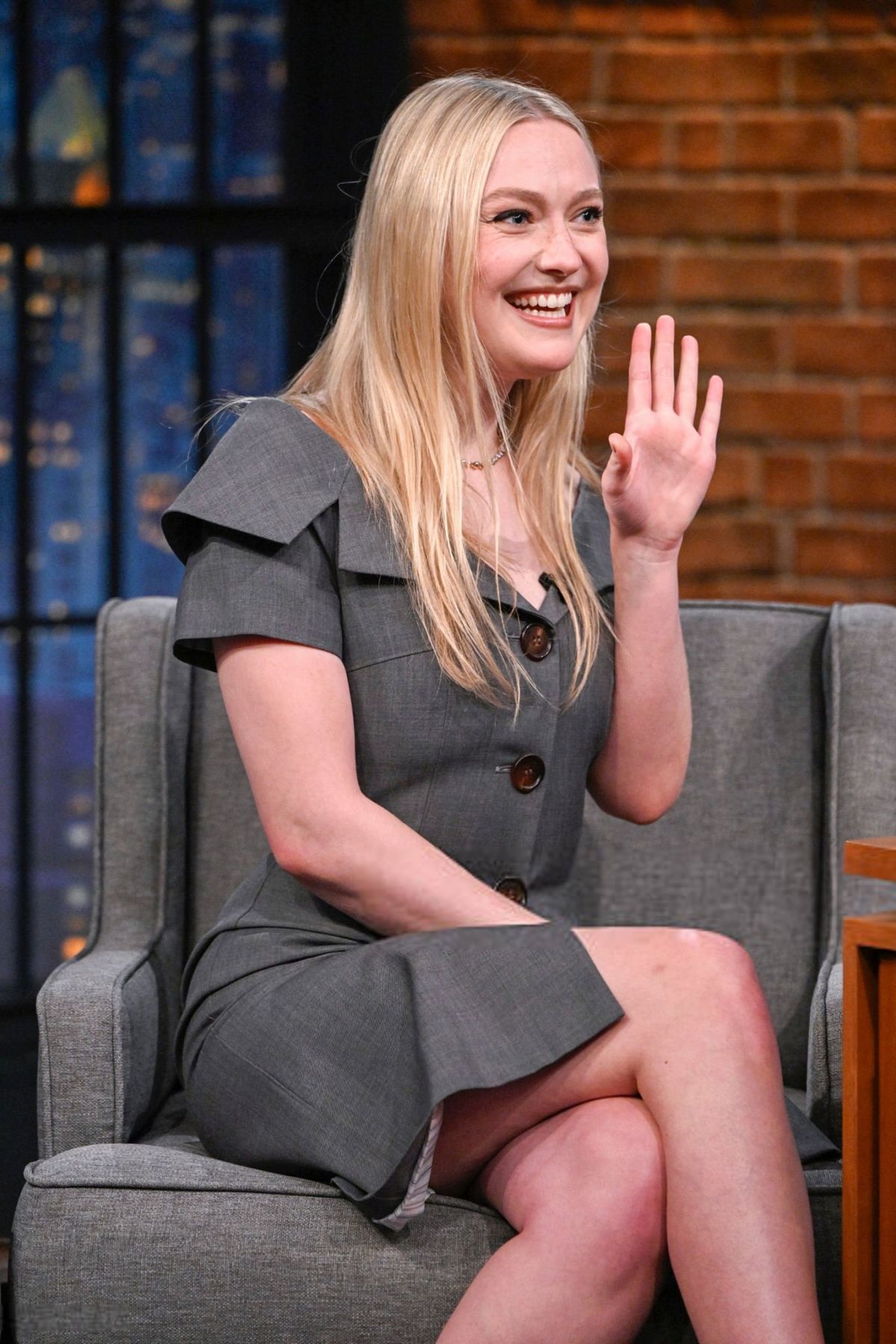 Dakota Fanning at Late Night with Seth Meyers, November 2025