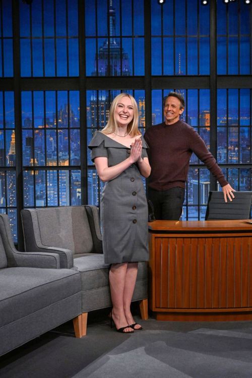 Dakota Fanning at Late Night with Seth Meyers, November 2025 5