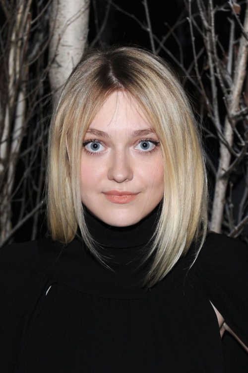 Dakota Fanning Barneys NY Holiday Window Dinner, November 2014 3