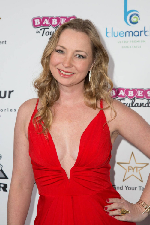 Dawn Church at Babes in Toyland Charity Toy Drive, Dec 2017