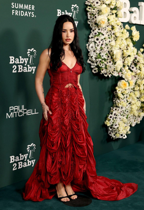 Demi Lovato at Baby2Baby Gala in West Hollywood, November 2025