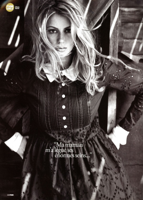 Diora Baird for FHM France, February 2007 1
