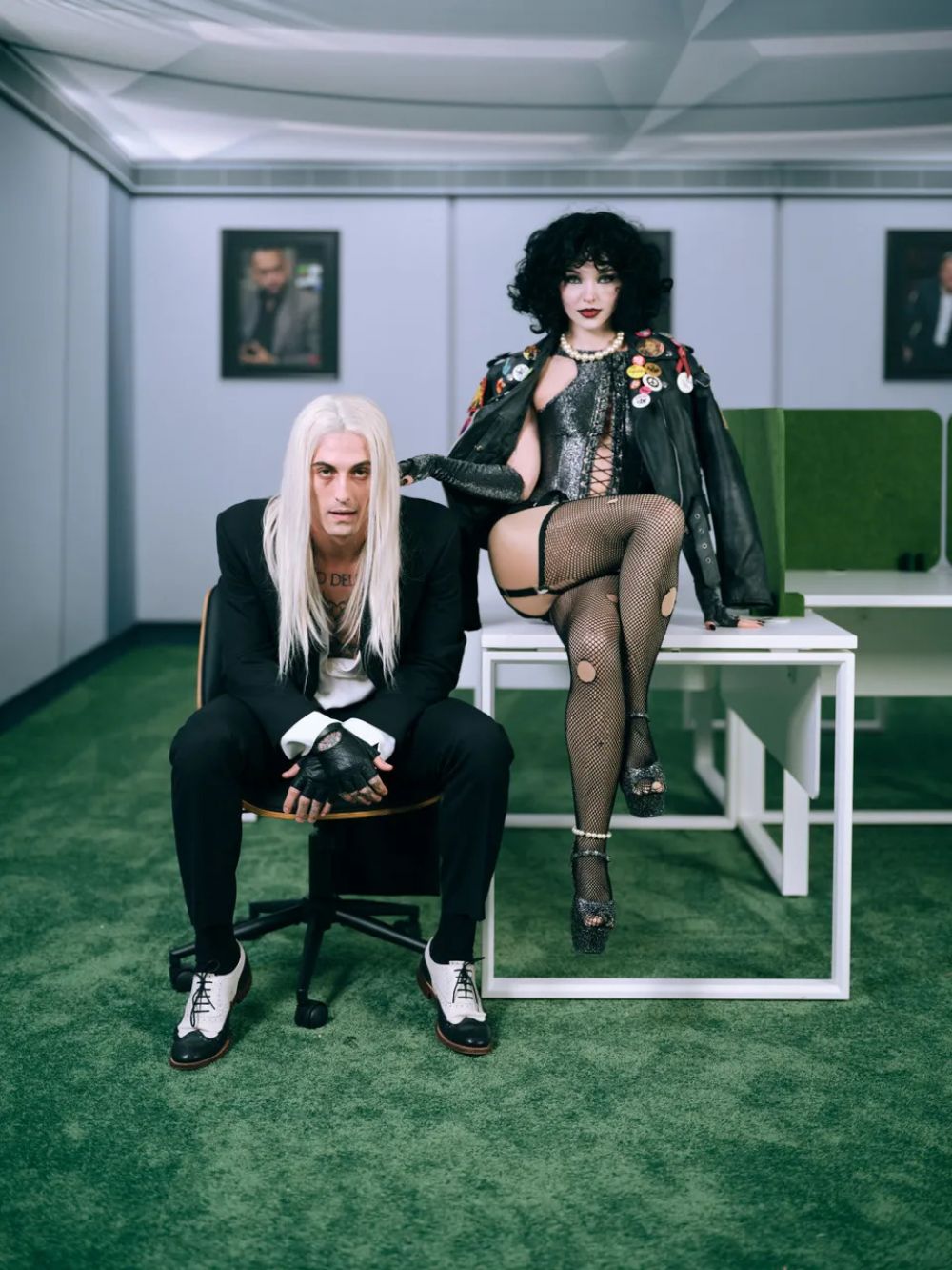 Dove Cameron and Damiano David Vogue Portrait, Oct 2025