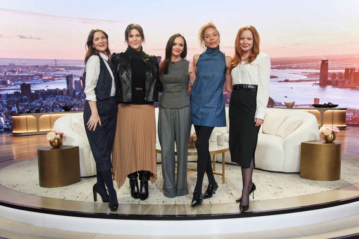 Drew Barrymore Lauren Ambrose and Christina Ricci Show, May 2025