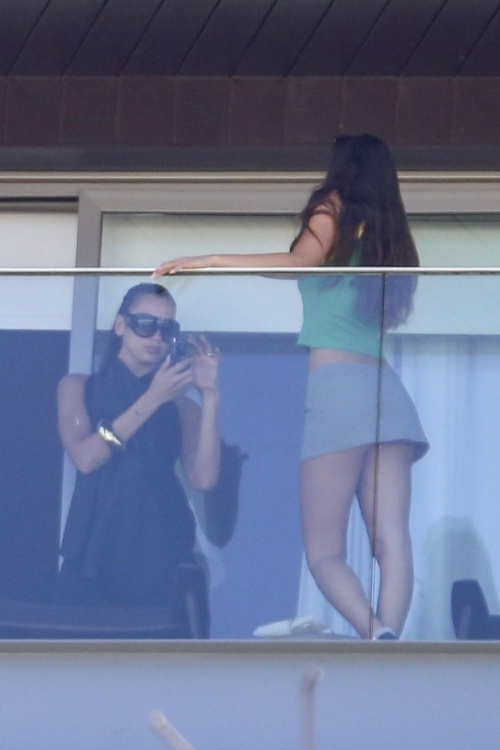 Dua Lipa with Sister Rina Balcony Pics in Rio De Janeiro, 2025 5