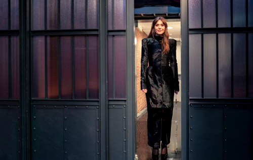 Elizabeth Olsen at Late Night with Seth Meyers in New York, Nov 2025