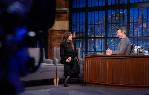 Elizabeth Olsen at Late Night with Seth Meyers in New York, Nov 2025 2