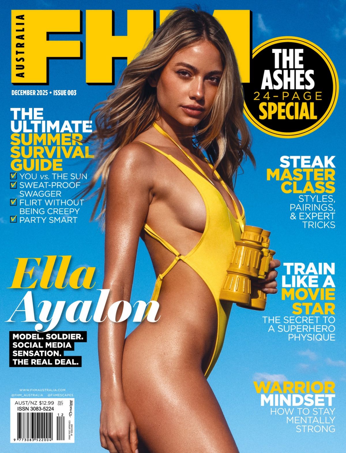 Ella Ayalon FHM Australia Feature, December 2025