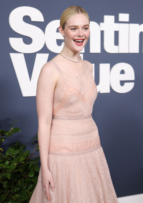 Elle Fanning at Sentimental Value Premiere Los Angeles, November 2025 6