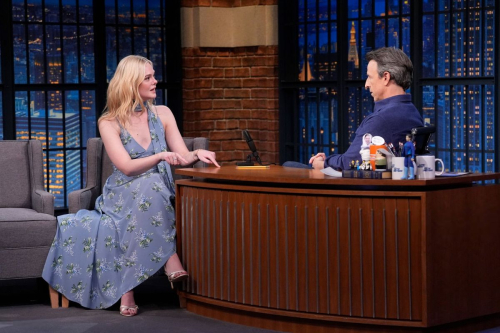 Elle Fanning Late Night with Seth Meyers, November 2025 1