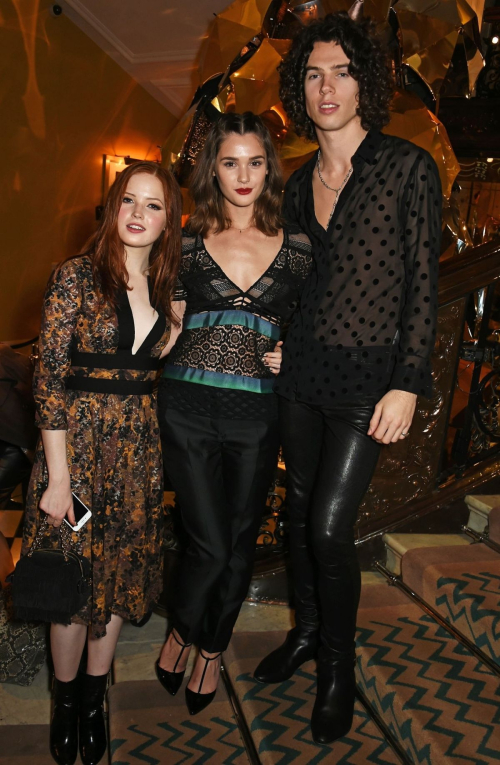 Ellie Bamber Claridge’s Christmas Tree Party, 2015 3