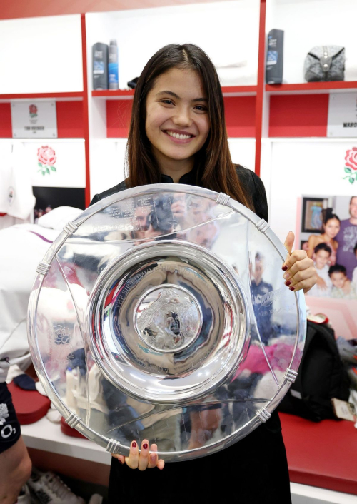 Emma Raducanu Quilter Nations Rugby England vs New Zealand London, November 2025