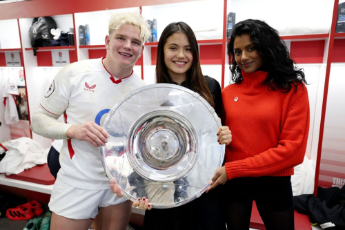 Emma Raducanu Quilter Nations Rugby England vs New Zealand London, November 2025 5