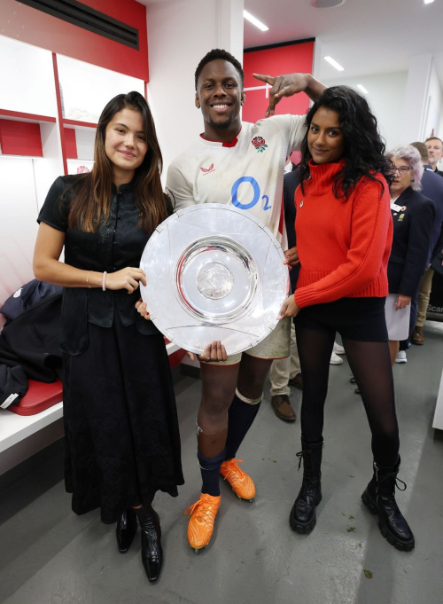 Emma Raducanu Quilter Nations Rugby England vs New Zealand London, November 2025 6