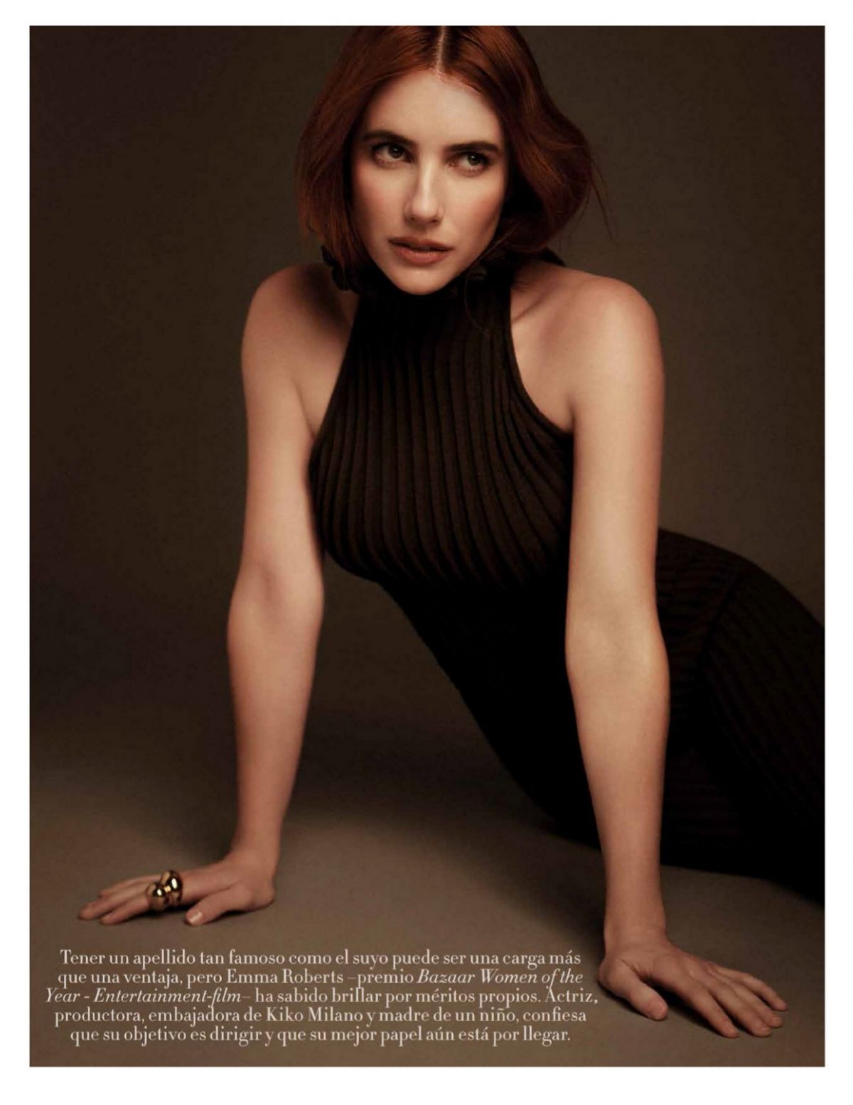 Emma Roberts in Harpers Bazaar Spain, December 2025