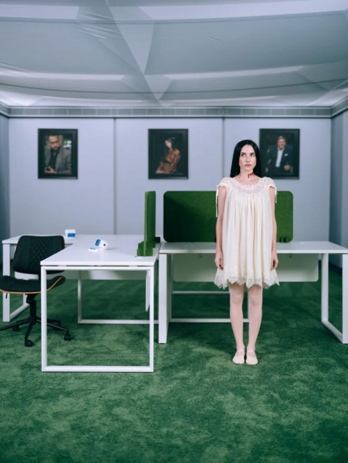 Emma Roberts Vogue Portrait at Vas J Morgan Party, Oct 2025 1