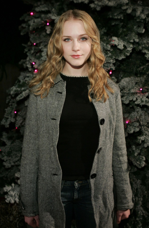 Evan Rachel Wood at Flaunt Anniversary Party LA, December 2004 1