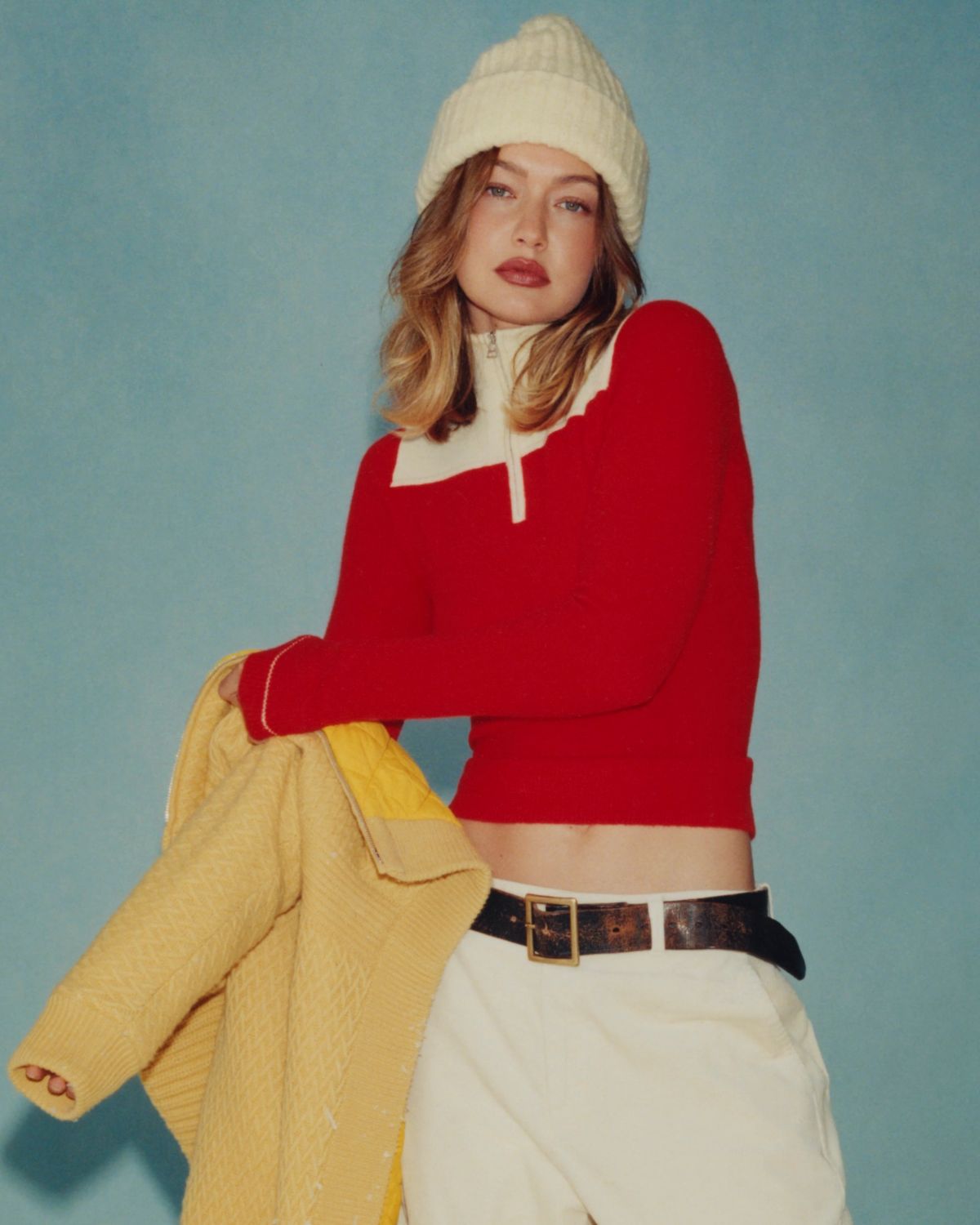 Gigi Hadid for Guest In Residence Campaign, Winter 2025