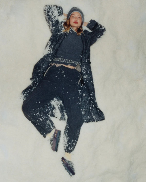 Gigi Hadid for Guest In Residence Campaign, Winter 2025 3