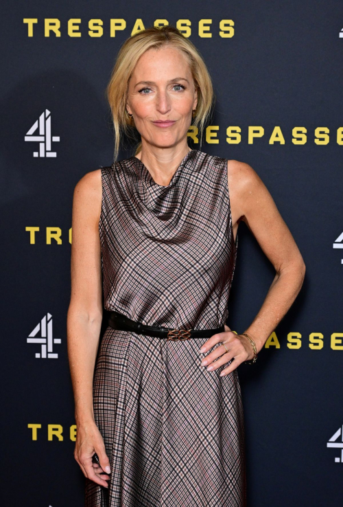 Gillian Anderson at Trespasses Photocall London, November 2025
