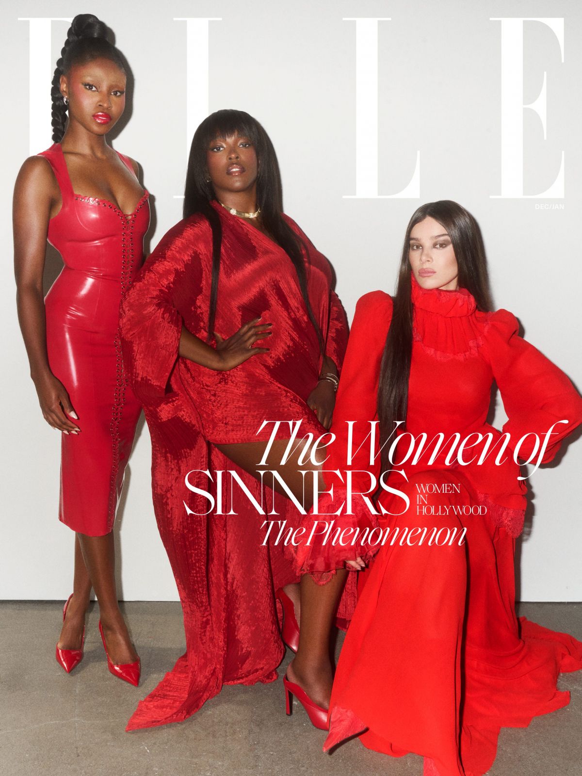 Hailee Steinfeld Jayme Lawson and Wunmi Mosaku Elle USA Women in Hollywood, November 2025