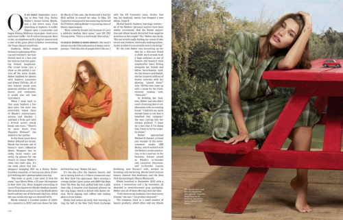 Hailey Bieber in The Wall Street Journal, November 2025 3