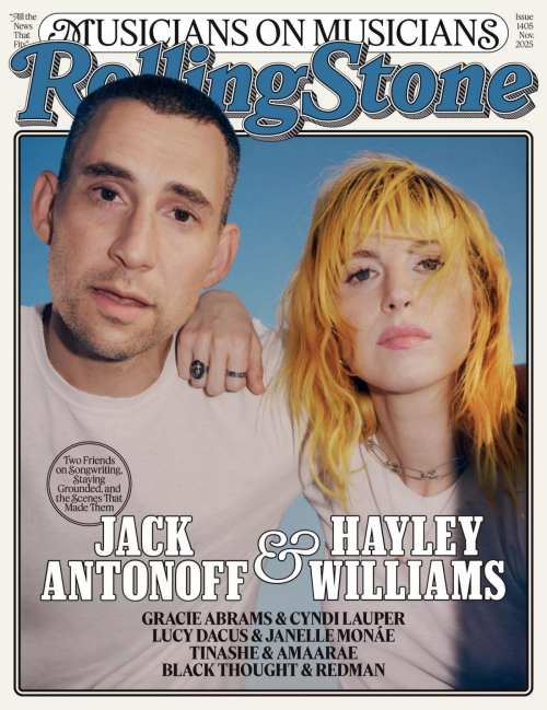 Hayley Williams in Rolling Stone Magazine, October 2025