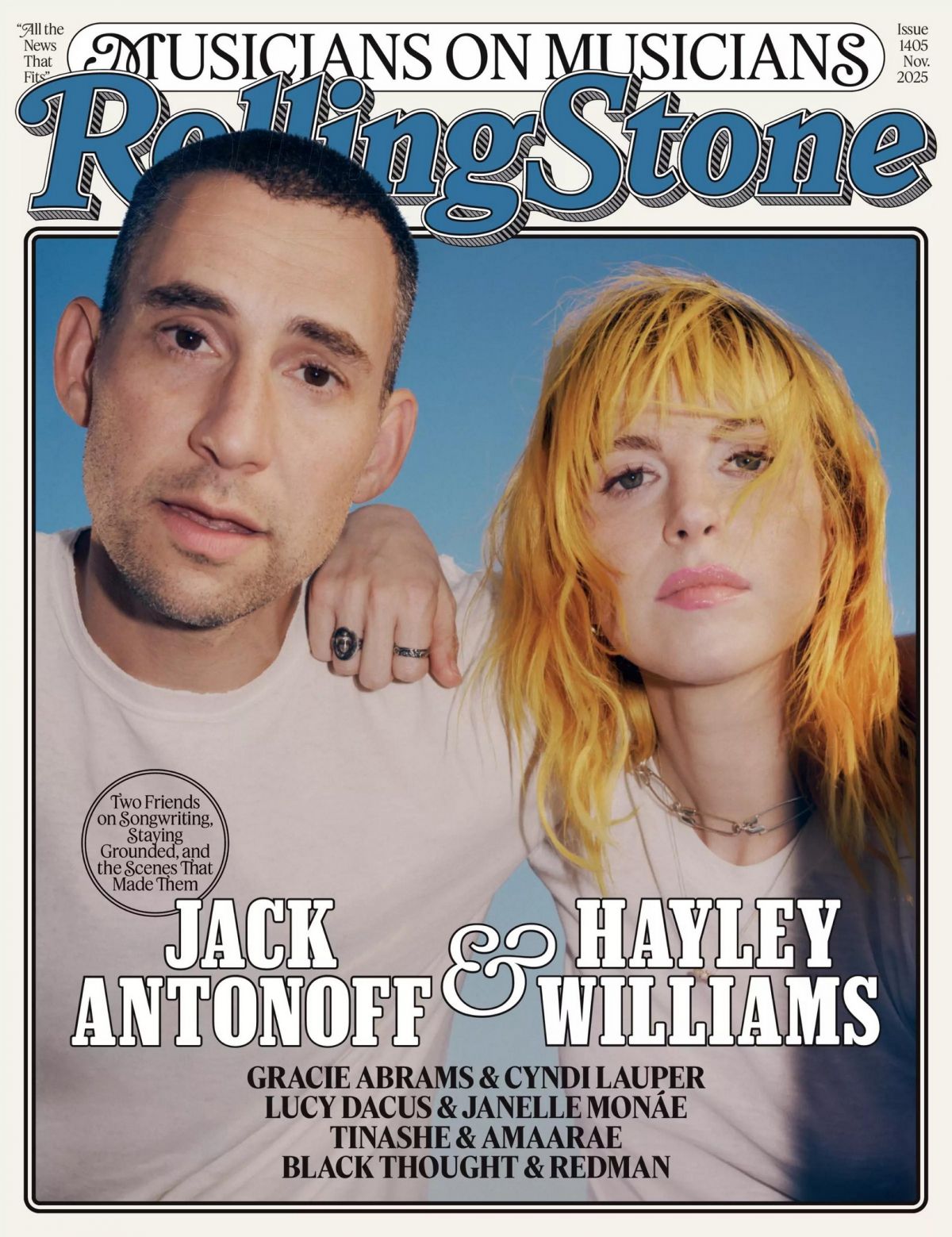 Hayley Williams in Rolling Stone Magazine, October 2025
