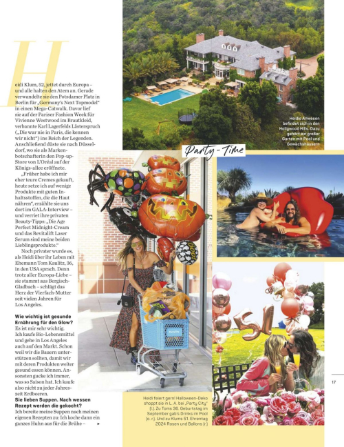 Heidi Klum in Gala Magazine, October 2025 3