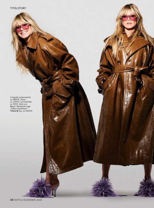 Heidi Klum in InStyle Germany, December 2025 6