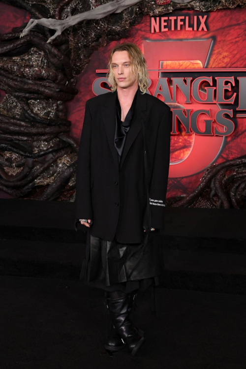 Jamie Campbell Bower Stranger Things Season 5 World Premiere Los Angeles, November 2025 4