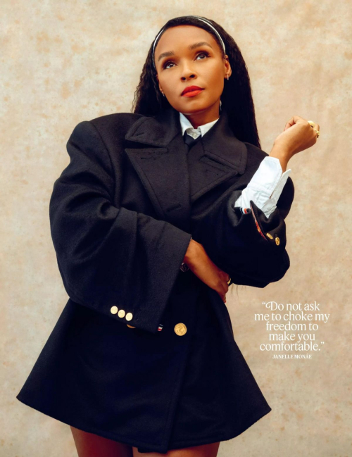 Janelle Monae and Lucy Dacus in Rolling Stone Magazine, October 2025