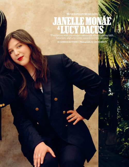 Janelle Monae and Lucy Dacus in Rolling Stone Magazine, October 2025 3