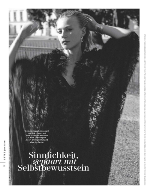 Jeanne Goursaud and Lera Abova in Gala Magazine, October 2025 2